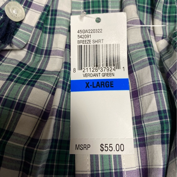 NWT Izod Cool FX Button Down Short Sleeve Shirt SZ XL - Picture 2 of 7